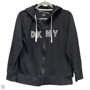 Relaxed T-shirt Sweatshirt Hoodie By Dkny In Black, Size: S