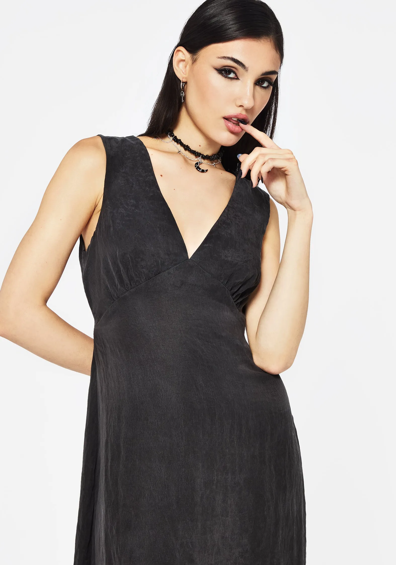 Muslin Soft Maeve Lyocell Blend Floral Embroidered Cami Maxi Dress
