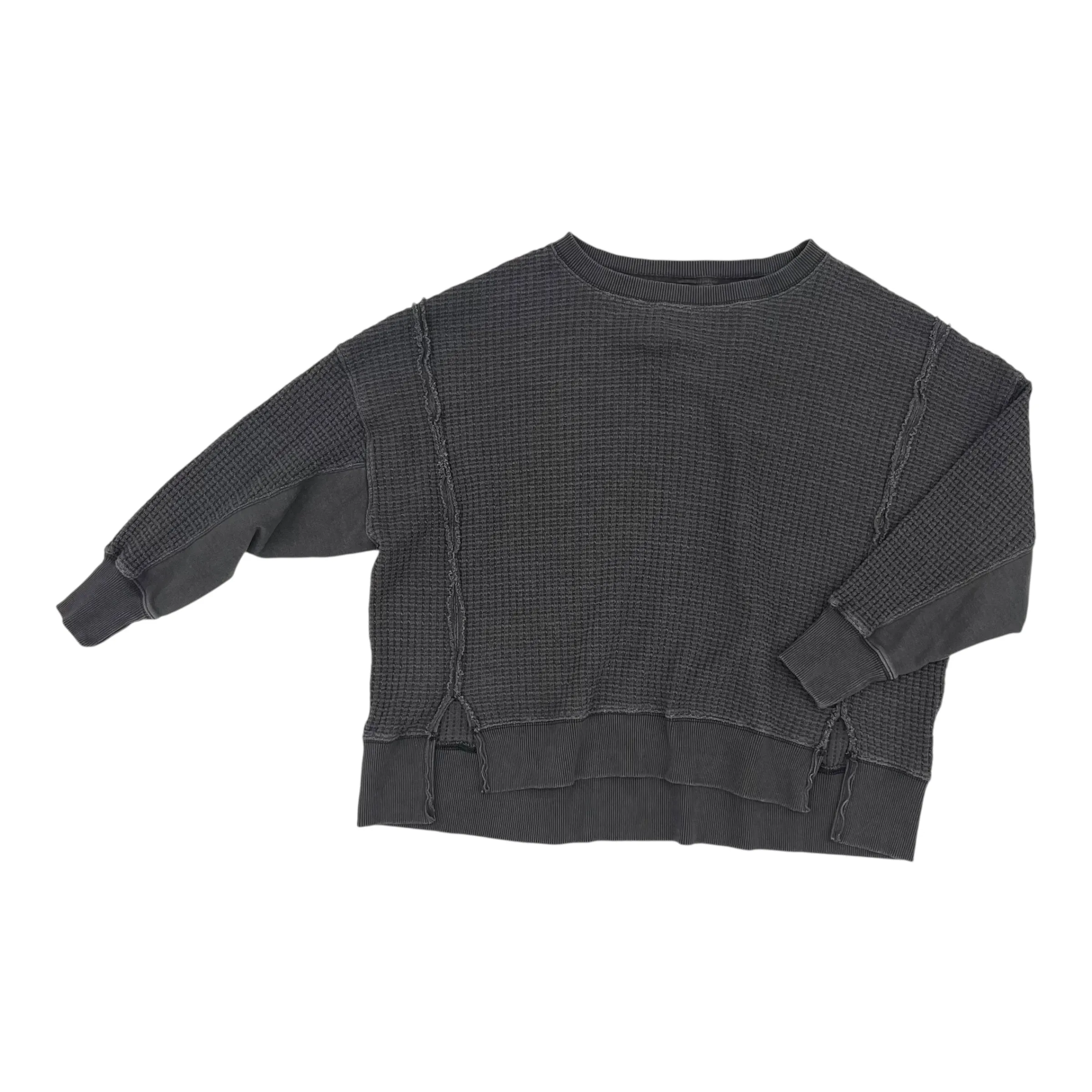 Sweatshirt Crewneck By American Eagle In Grey, Size:S Lounge Gear