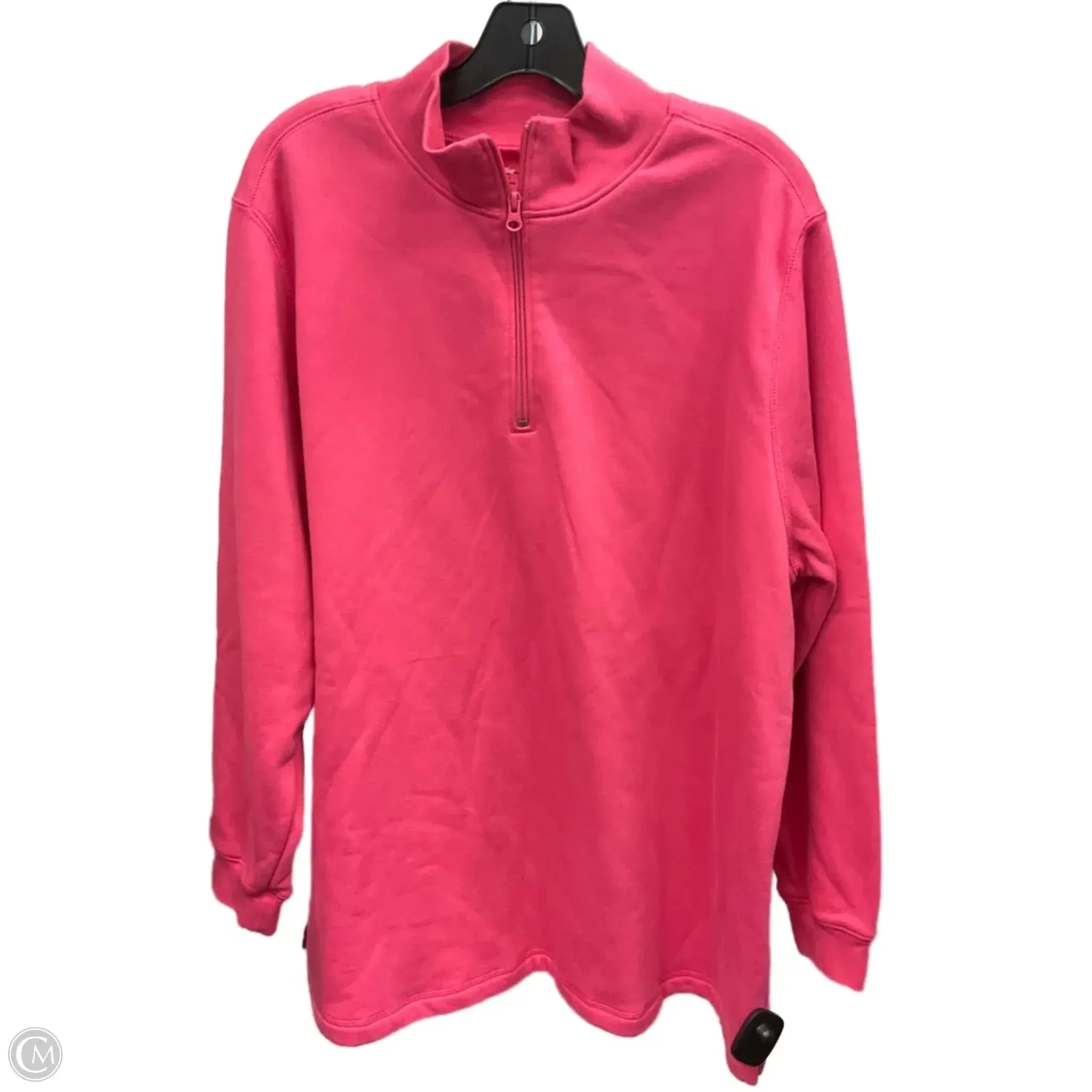 Warm Knit fresh start Athletic Sweatshirt Collar By Sjb Active In Pink, Size: 2x