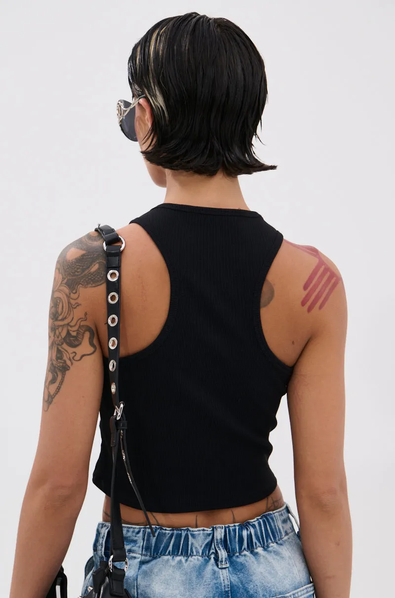 unmanned JANE GROMMET TANK TOP