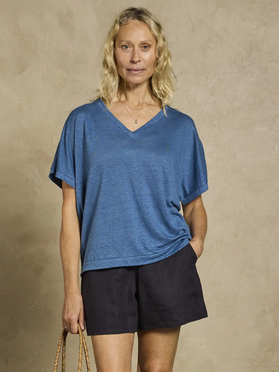 Workout AdvancedMoistureManagement Iris Jersey T-Shirt Aegean Blue