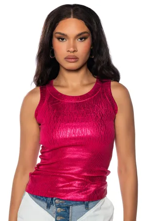 Racerback Design chemical storage MELTED METALS LOUNGE TANK