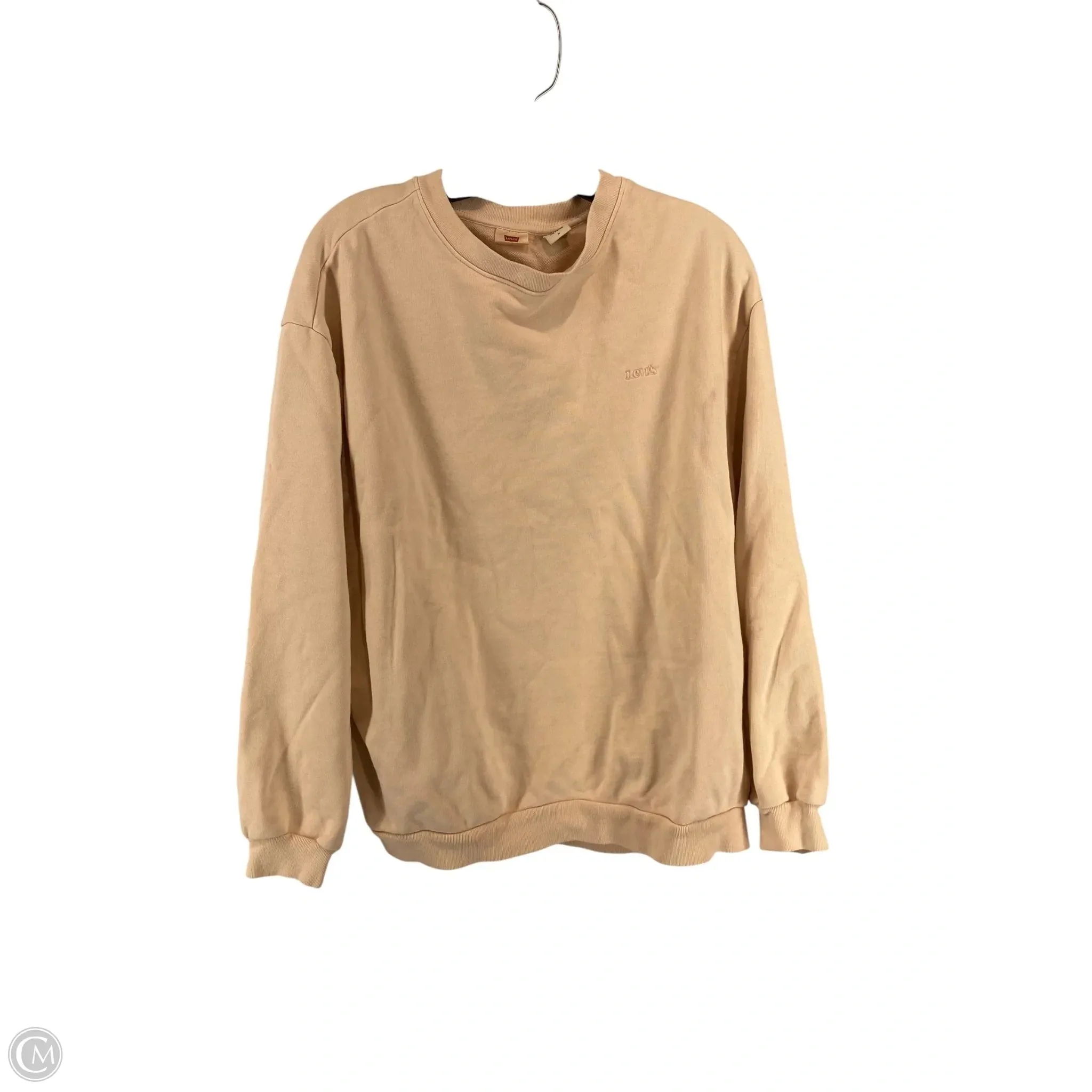 HighVisibility Sweatshirt Crewneck By Levis In Pink, Size: M