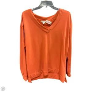 breathable materials Compact Packable Design Sweatshirt Collar By Orvis In Orange, Size: L
