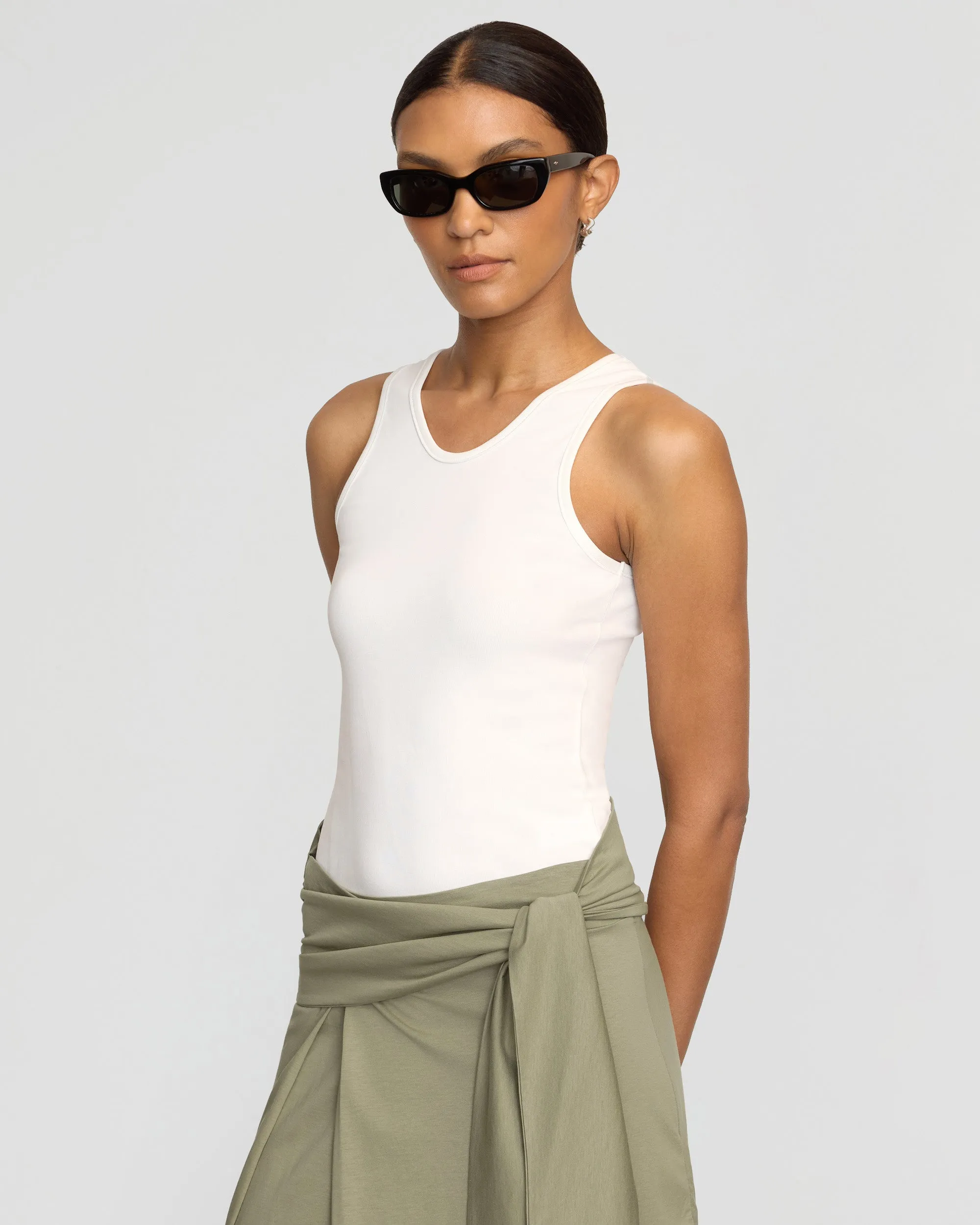 Prithi Scoop-Neck Tank Durable Color Retention