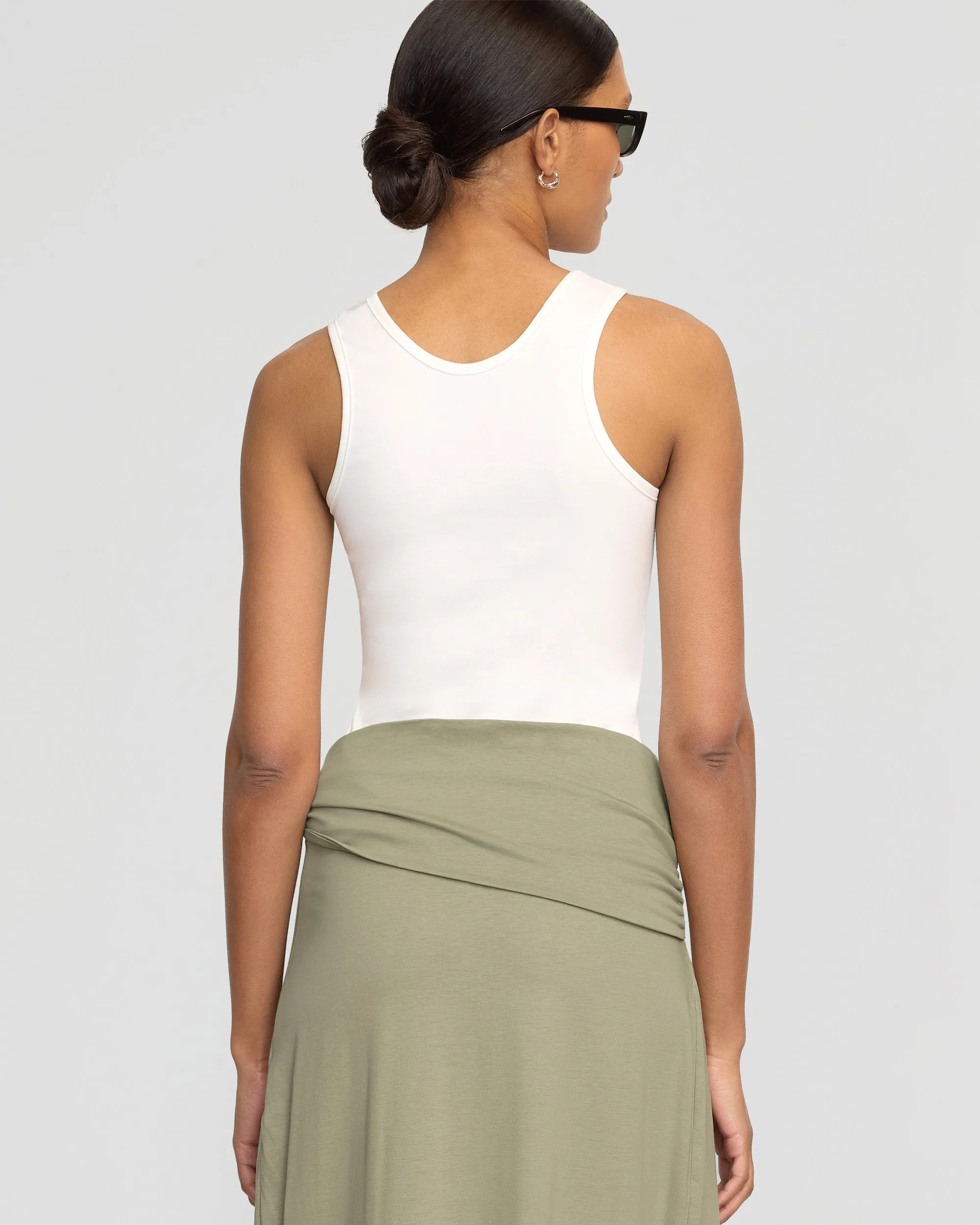 Wedding athletic style Prithi Scoop-Neck Tank