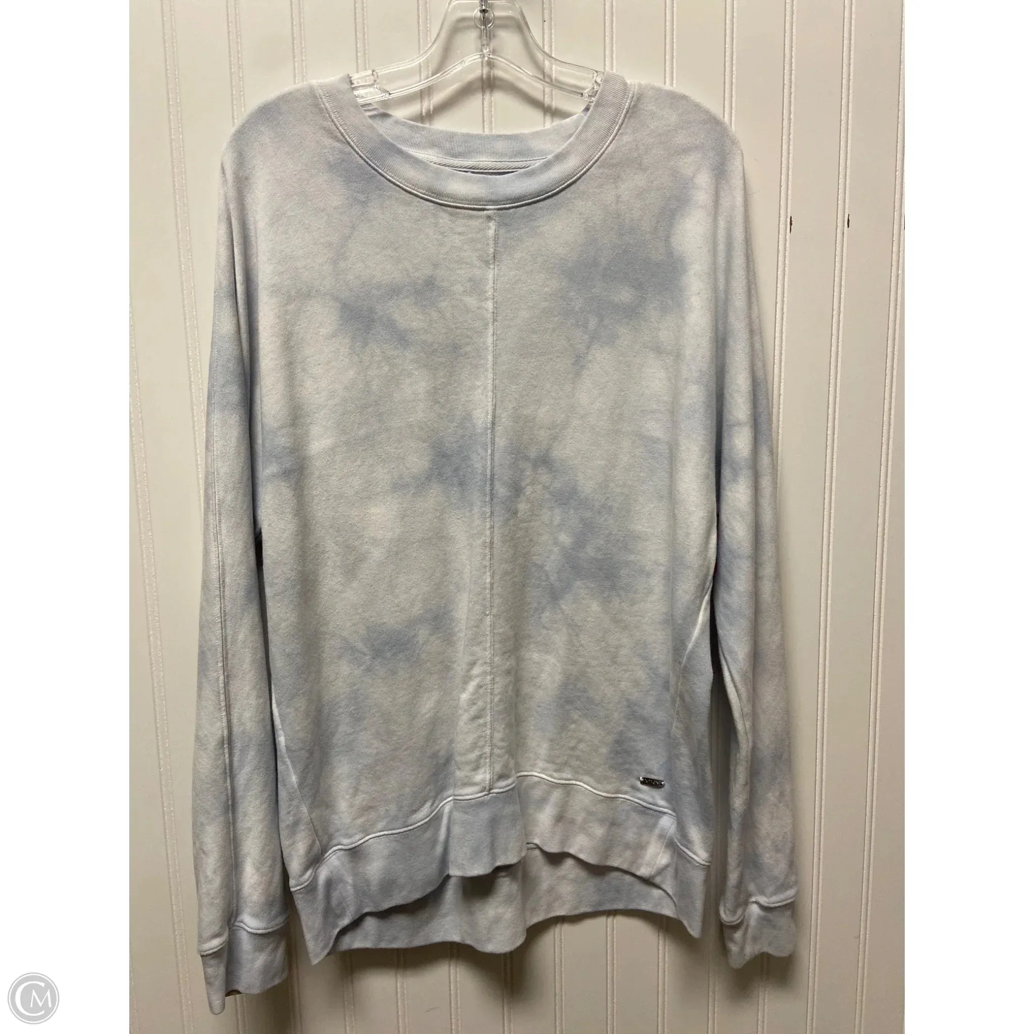 Sweatshirt Crewneck By Marc New York In Tie Dye Print, Size: L Lightweight Construction