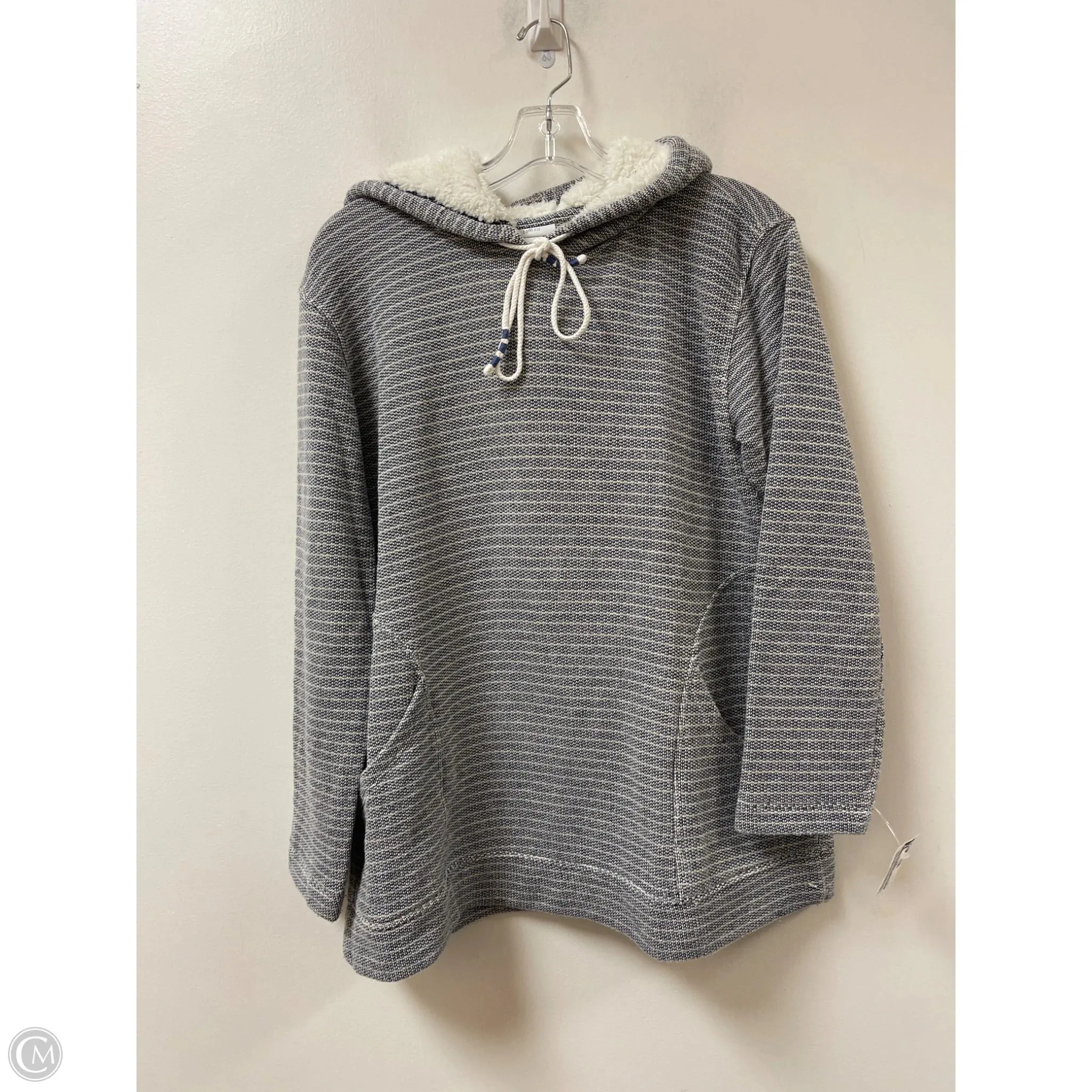 Sweatshirt Hoodie By J. Jill In Blue, Size: M EasyAdjustStraps