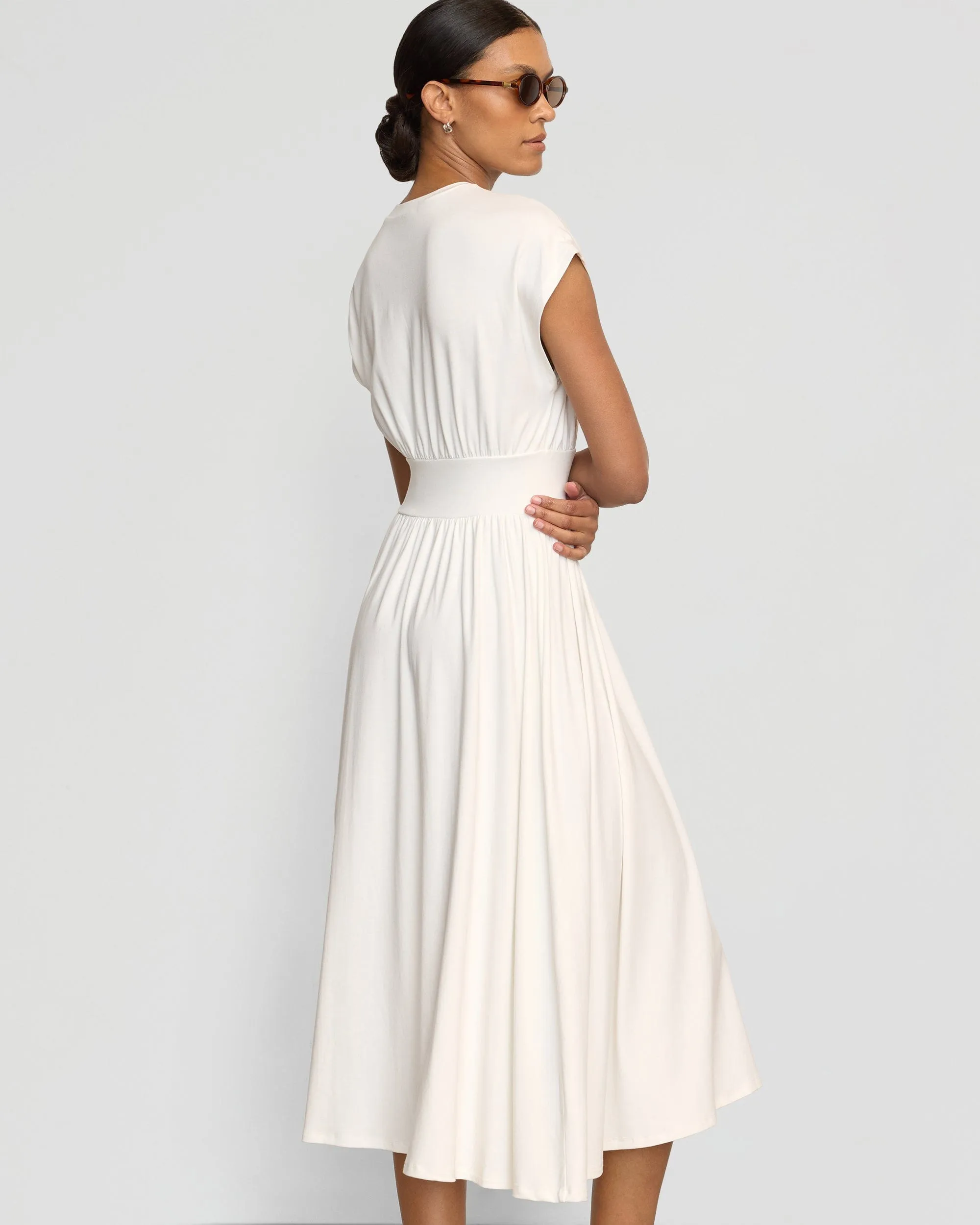 Prima Jersey Midi Dress StainReleaseCoating