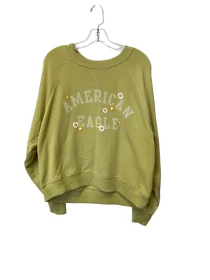Sweatshirt Crewneck By American Eagle In Green, Size: L Korean Fresh