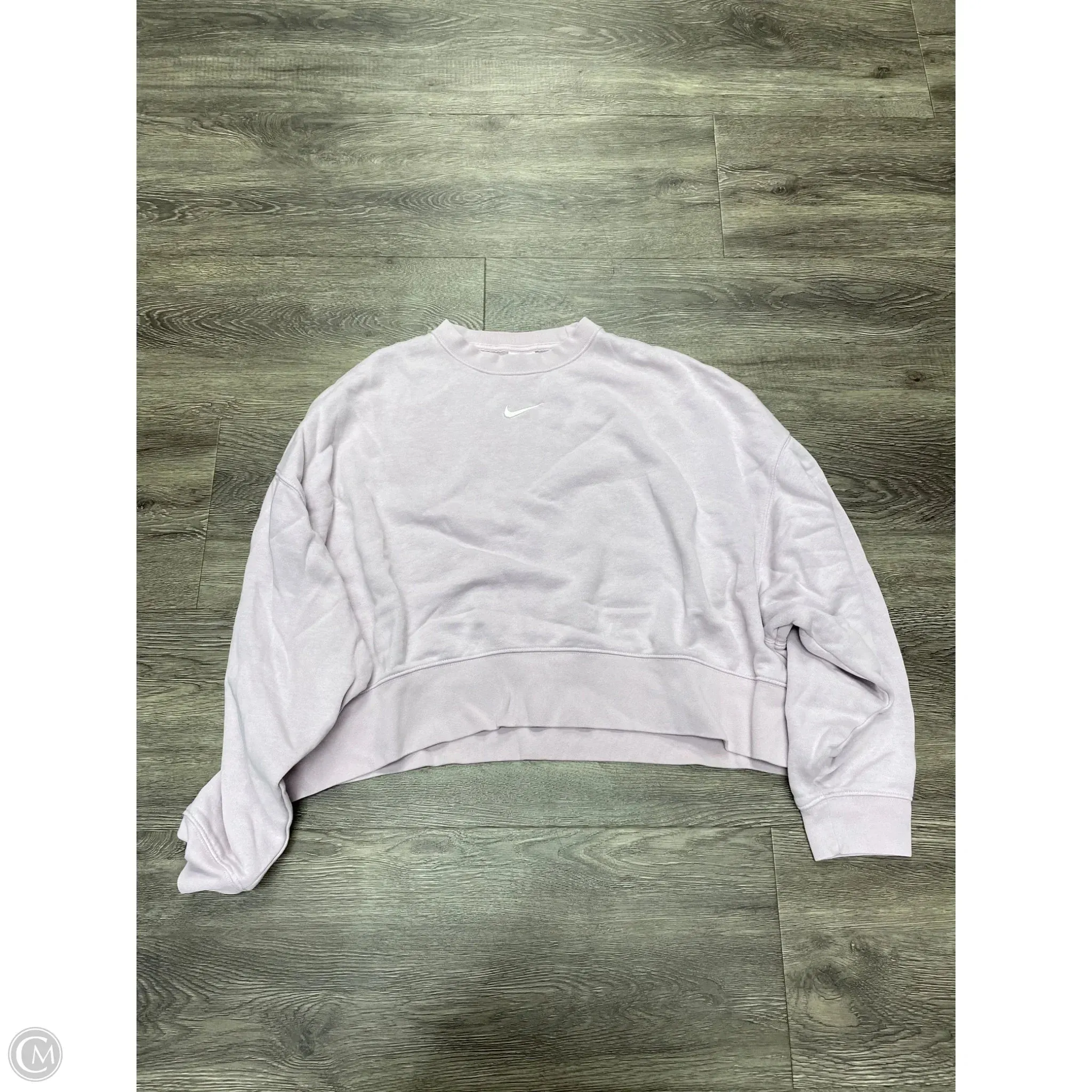 Reinforced Knees Sweatshirt Crewneck By Nike In Purple, Size: M