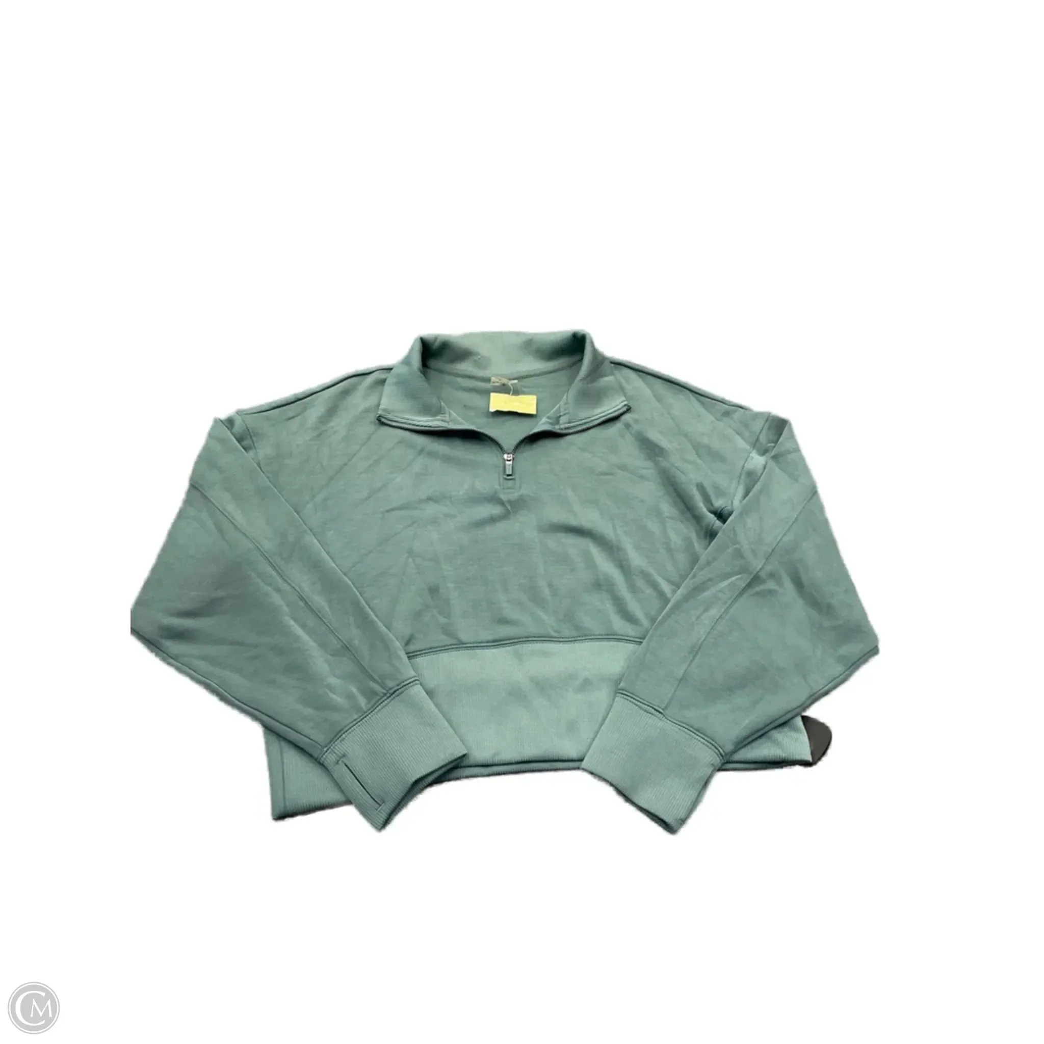 Sweatshirt Collar By Danskin In Green, Size: Xl Ocean Air Story Glow