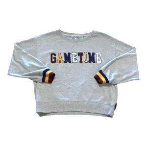Sweatshirt Crewneck By Lou And Grey In Grey, Size:S Cool Glow FrictionResistantEdges