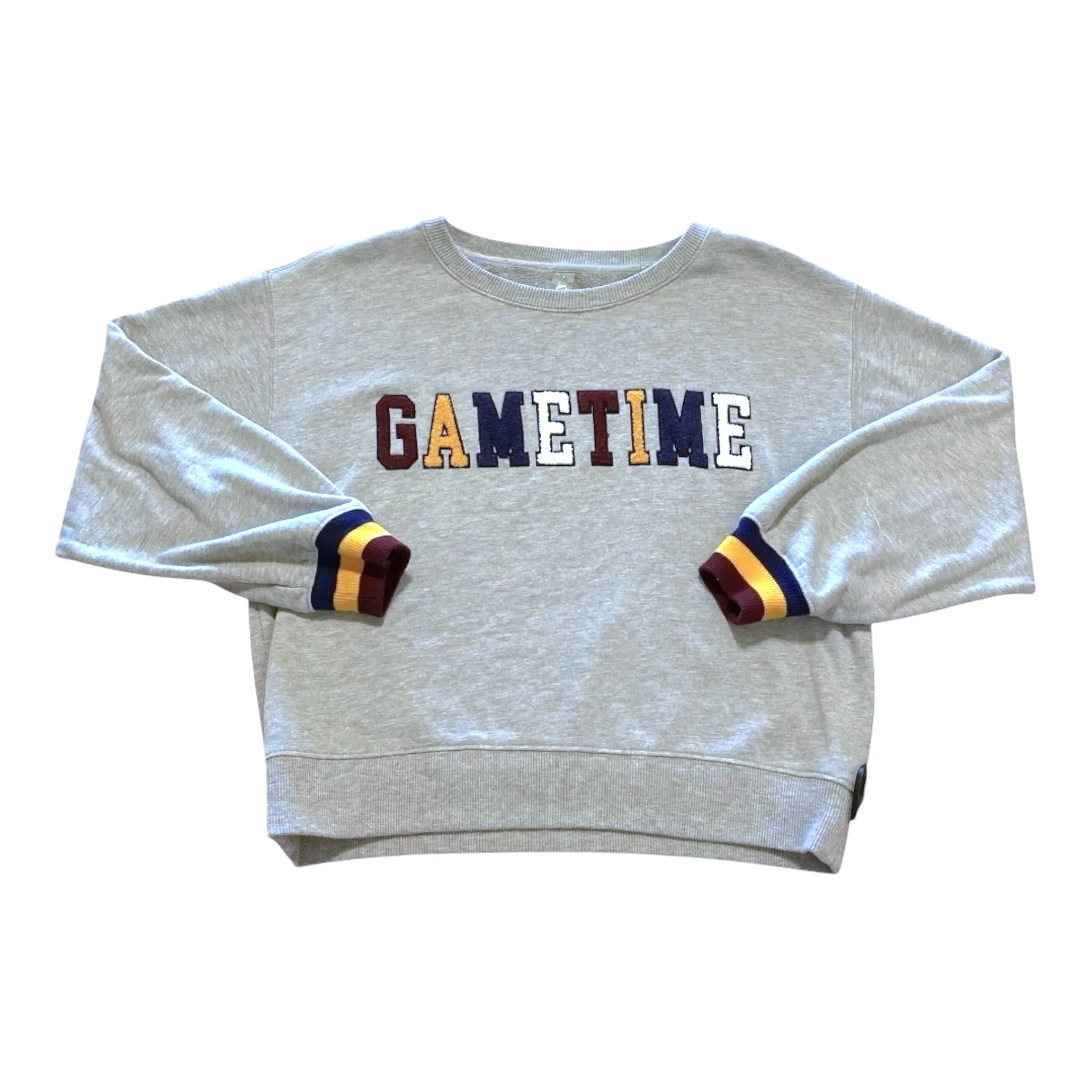 Sweatshirt Crewneck By Lou And Grey In Grey, Size:S Cool Glow FrictionResistantEdges