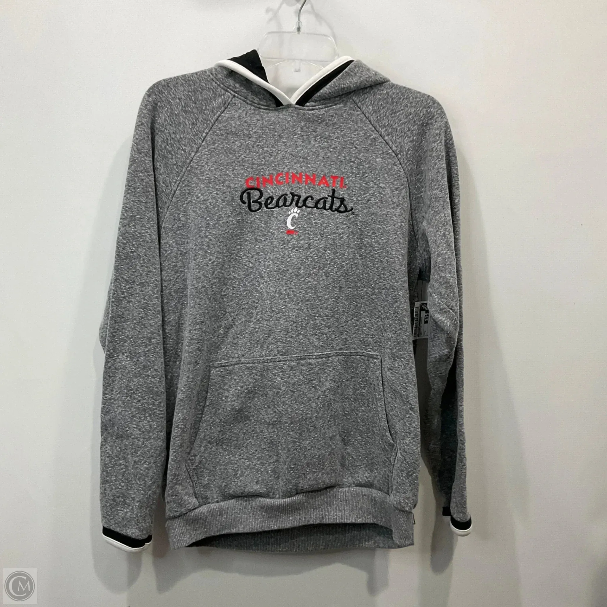 Sweatshirt Hoodie By Champion In Grey, Size: L Cozy Layer