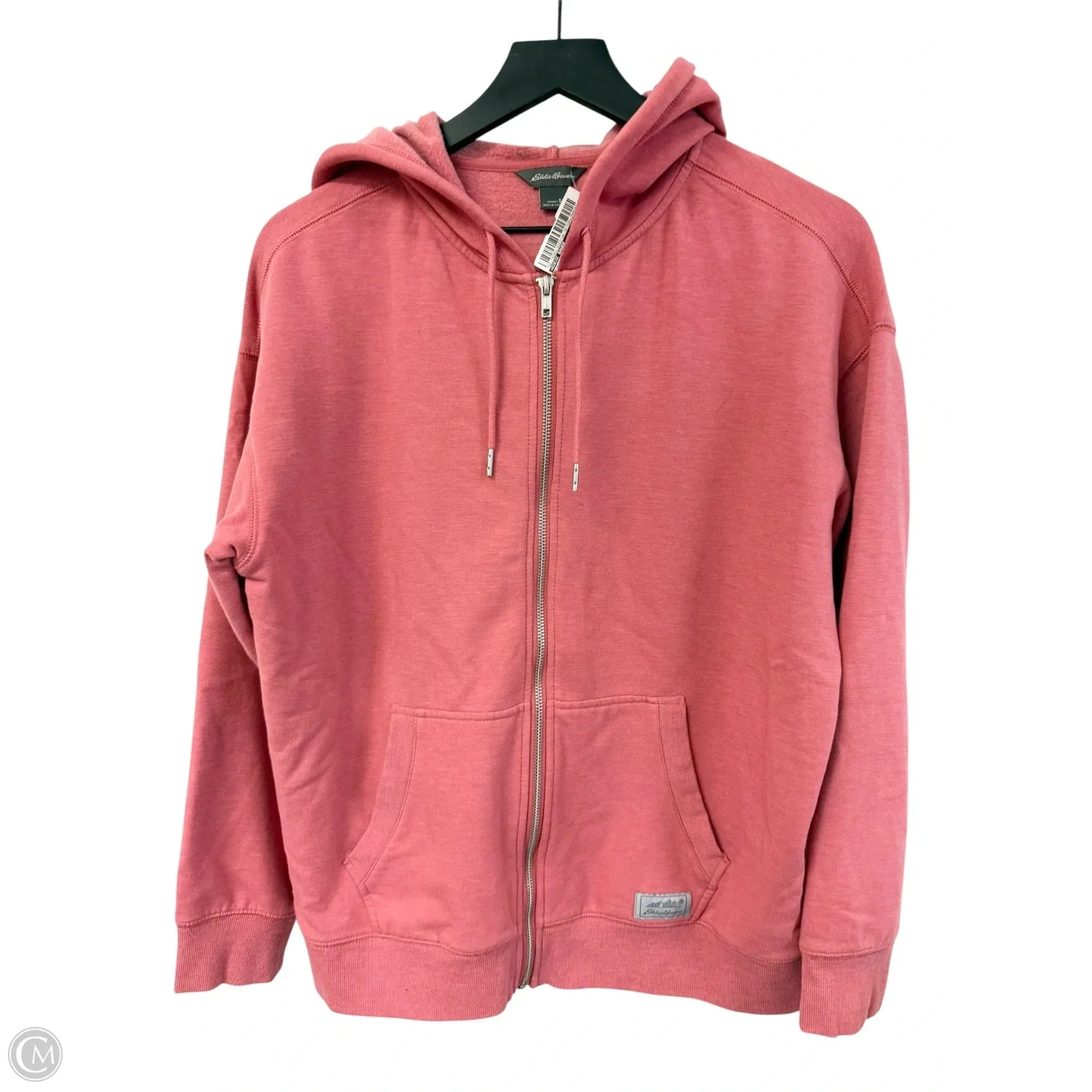 Sweatshirt Hoodie By Eddie Bauer In Pink, Size: S Sustain Glow Fur Fit