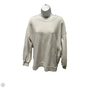 Business Outfit Smart Casual Athletic Sweatshirt Crewneck By Lululemon In White, Size: 6