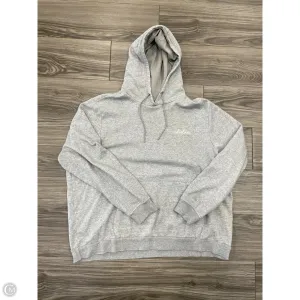 Athletic Sweatshirt Hoodie By Adidas In Grey, Size: M Evening Chic VentilatedKnit