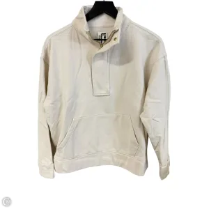Smooth Line Breathable Lining Sweatshirt Collar By A New Day In Cream, Size: M