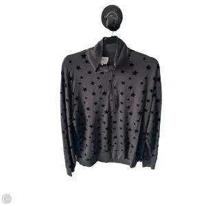 Sweatshirt Collar By Lou And Grey In Black & Grey, Size: L Star Light SoftenedEdges