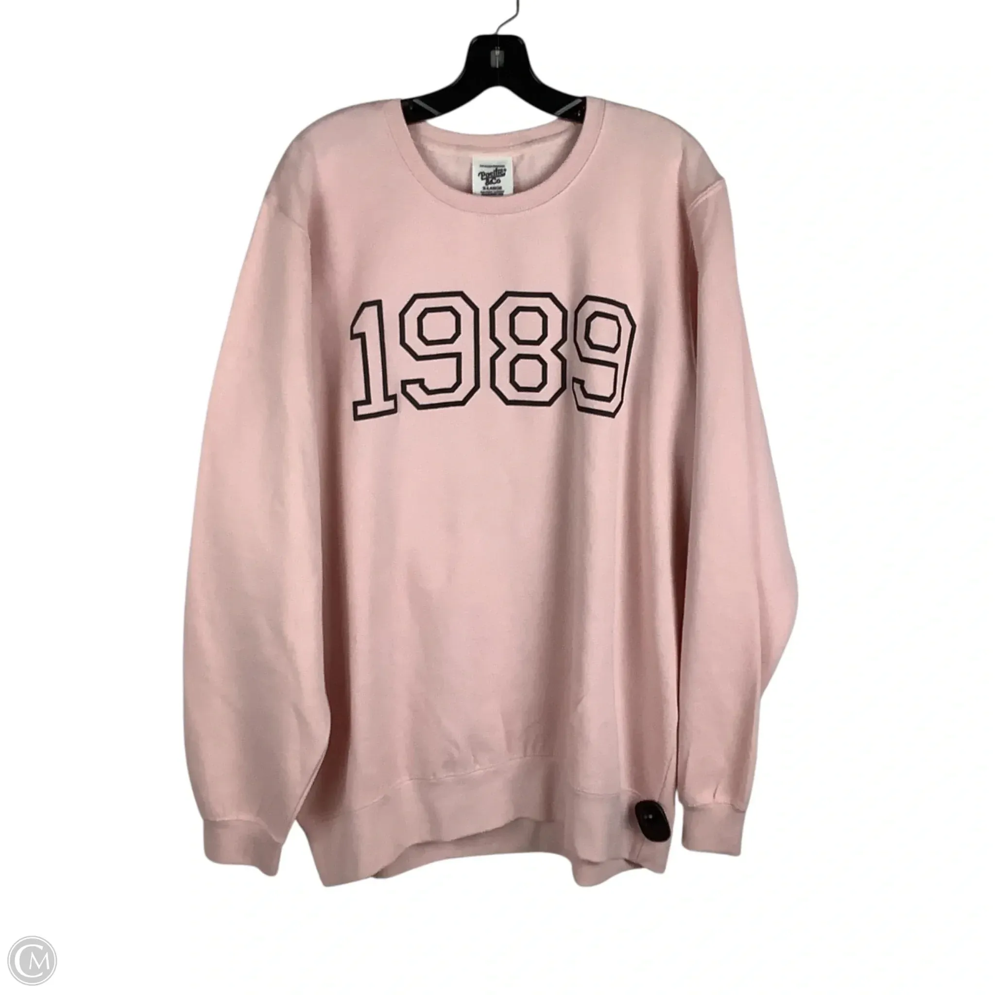 Sweatshirt Crewneck By Clothes Mentor In Pink, Size: Xl Magic Glow Comfort Fit