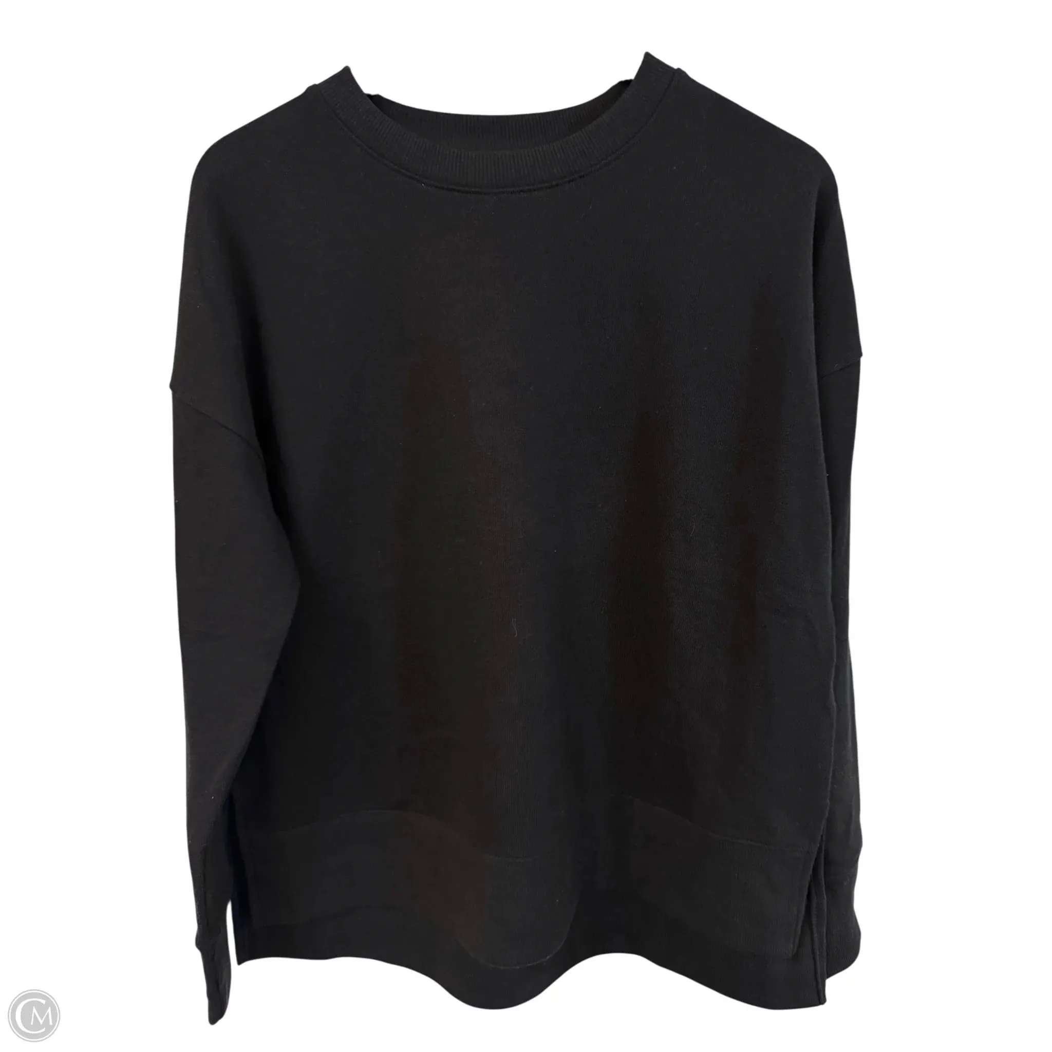 Sweatshirt Crewneck By Time And Tru In Black, Size: M Fashion Forward Design Soul