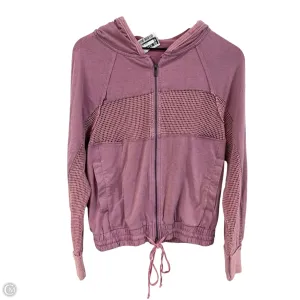 Sweatshirt Hoodie By Mystree In Purple, Size: S AbrasionResistant Fabric
