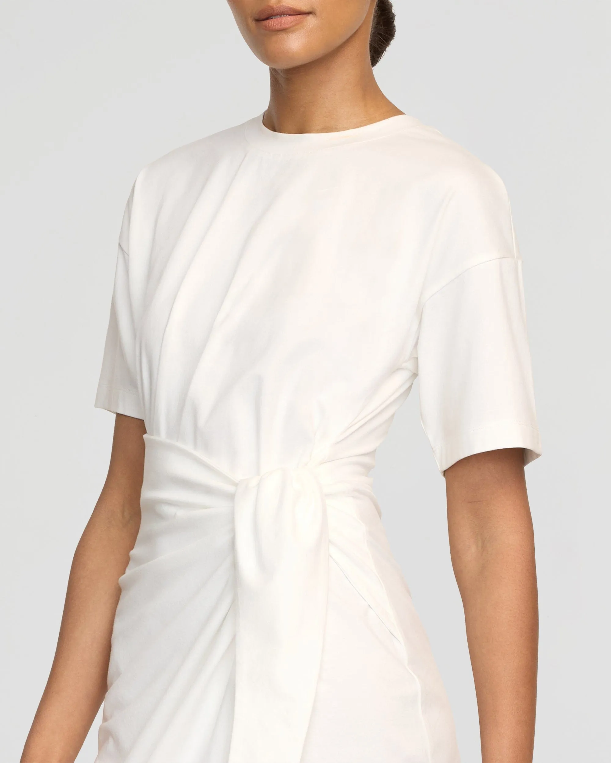 Fallon Organic Cotton T-Shirt Wrap Dress Art Core FoldableDesign