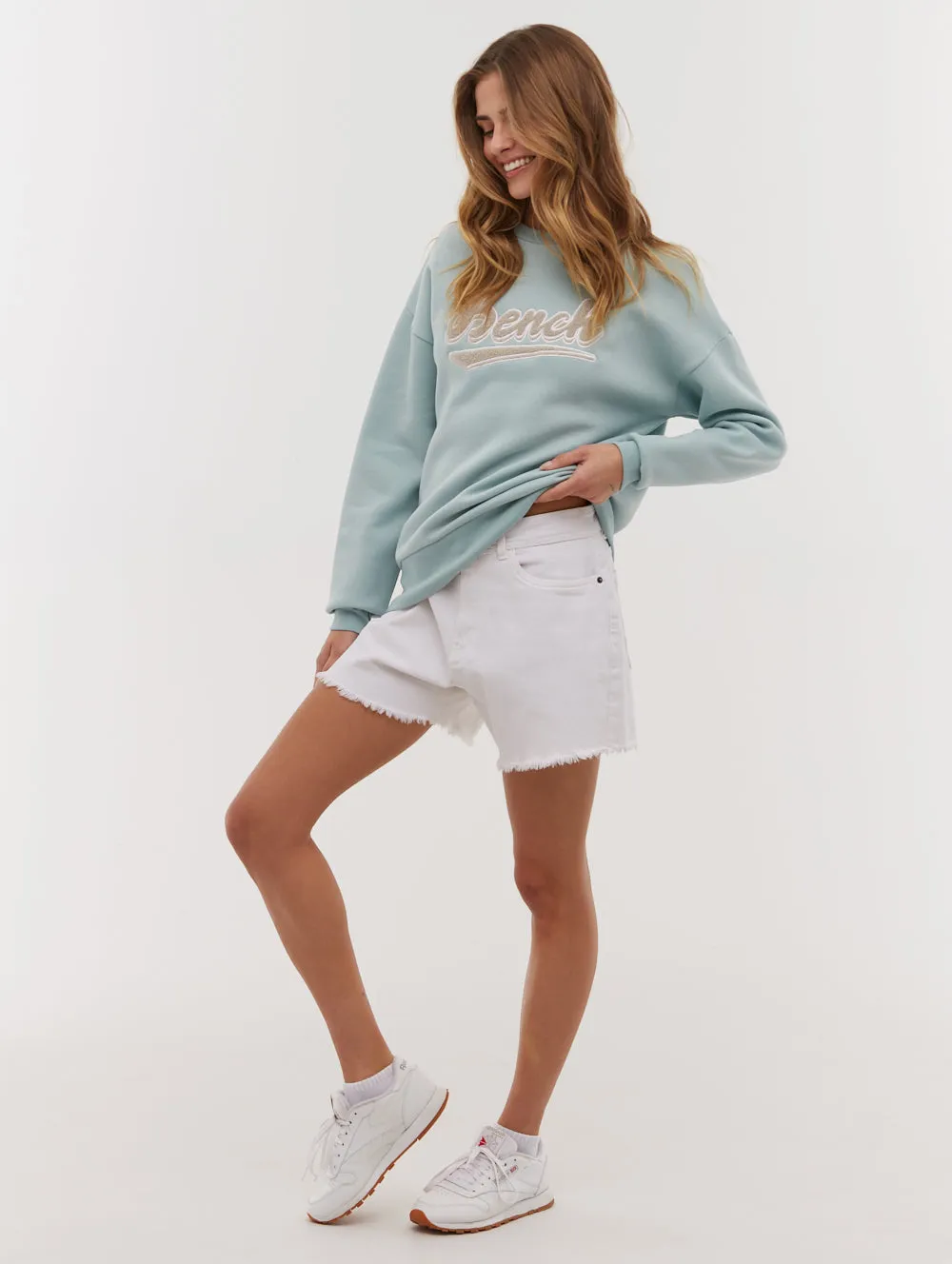 MoistureWicking Casual Vibe Kaylie High Rise Jean Shorts