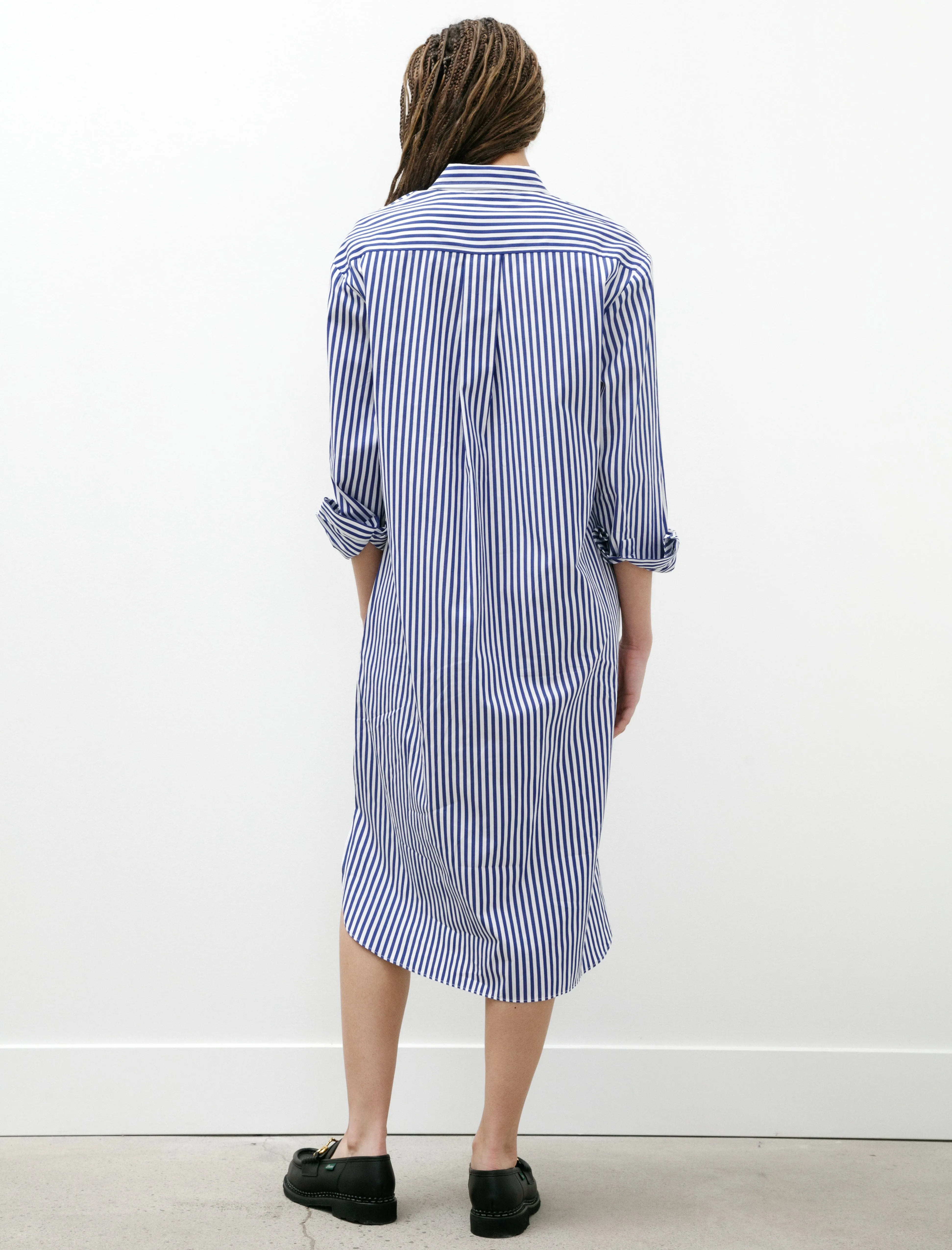 Shirt Dress Blue/White Stripes Icon Fit