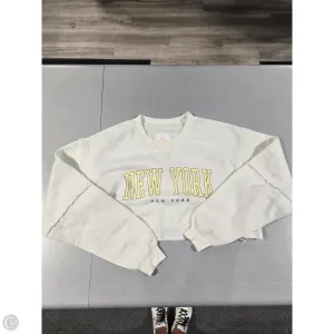 Durable Reinforcements AntiStatic Lining Sweatshirt Crewneck By Cme In White, Size: L