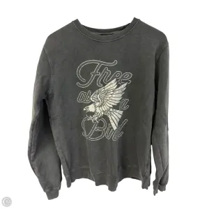 Star Mood EcoFriendly Textiles Sweatshirt Crewneck By Clothes Mentor In Grey, Size: L