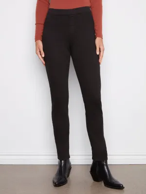 Twill Pull-On Pants - Black Core Item