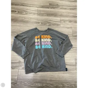 Icon Fit Sweatshirt Crewneck By Clothes Mentor In Grey, Size: 2x