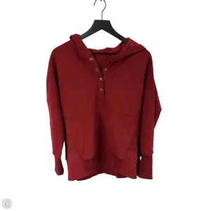 Sweatshirt Hoodie By Clothes Mentor In Red, Size: M Fashion Footwear Easy Layering