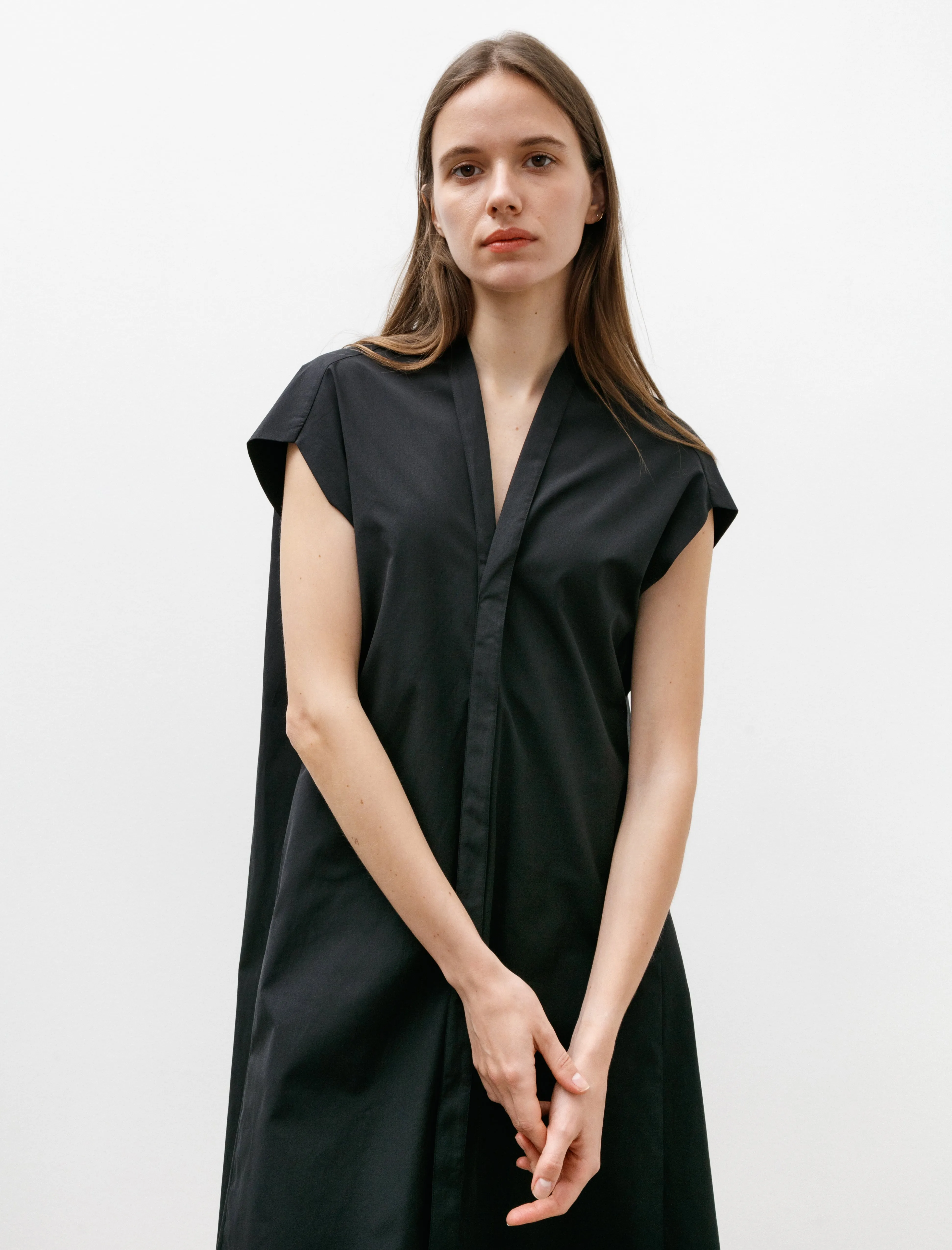 Dress Geometry Black New Yorker HighCollared Design