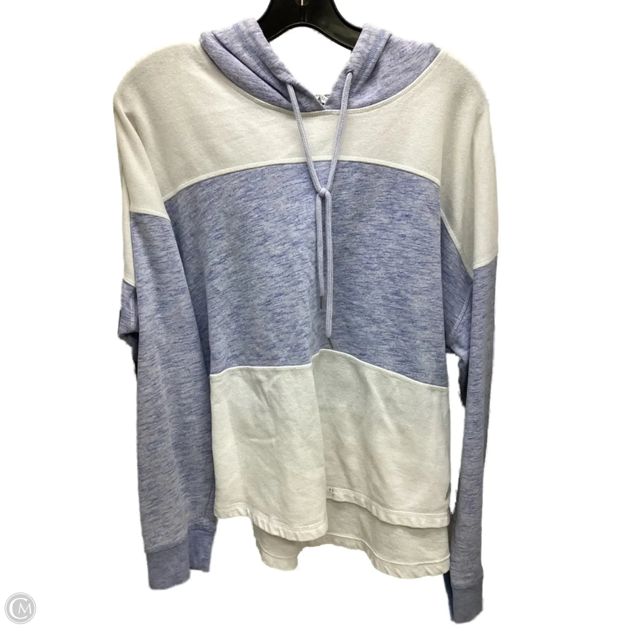 Sweatshirt Hoodie By Victorias Secret In Blue & White, Size: Xl Timeless Cardigan Charm Core