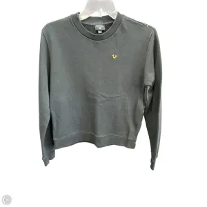 StaticFree Material Sweatshirt Crewneck By True Religion In Black & Gold, Size: Sp