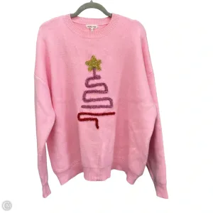 Sweatshirt Crewneck By Main Strip In Pink, Size: 2x Summer Style Picnic Fun