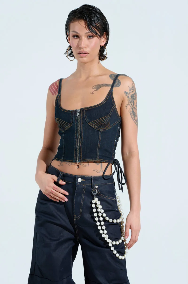 Street Smooth COULD HAVE BEEN ME CORSET TOP