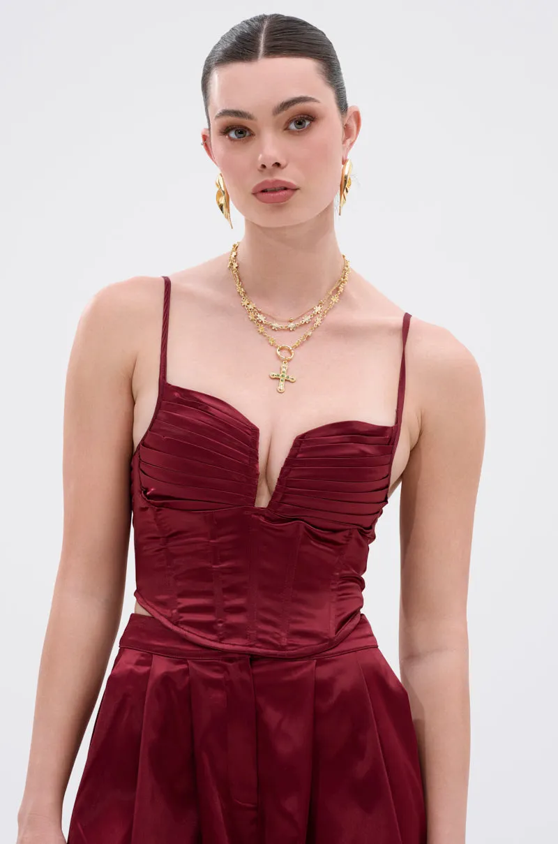 RED HOT CORSET construction Performance Fabric