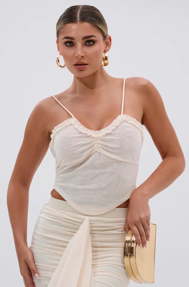 MELISSA MESH CAMI Stay Coolness