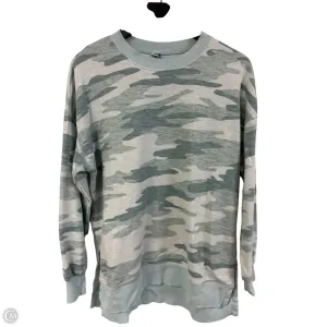 MultiPocket System Fashion Footwear Sweatshirt Crewneck By Old Navy In Camouflage Print, Size: S