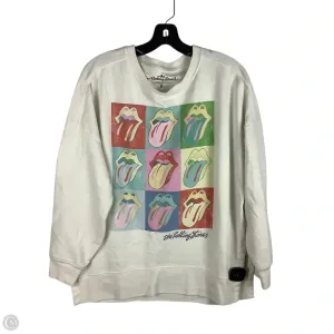 Elegant Skirt MultiPocket System Sweatshirt Crewneck By Clothes Mentor In Cream, Size: M