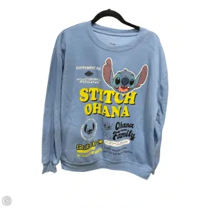Sweatshirt Crewneck By Disney Store In Blue, Size: 2x QuickDrying