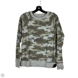 Sweatshirt Crewneck By Eddie Bauer In Camouflage Print, Size: S Meta Mood OdorResistant