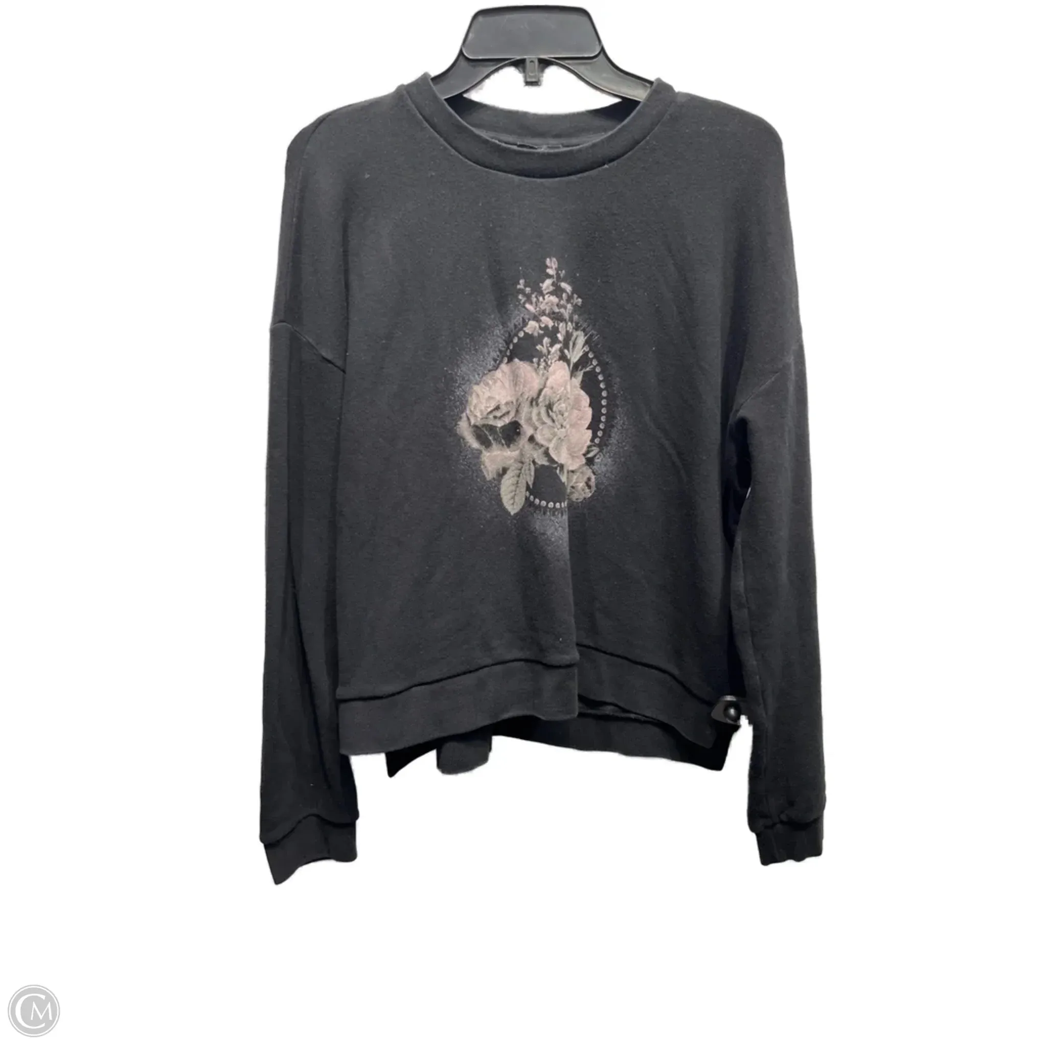 Sweatshirt Designer By All Saints In Black & Pink, Size: Xs Stylish Apparel Free Fit
