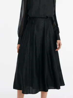 Chic Mood 18 Momme Xiang Yun Silk Women Skirt