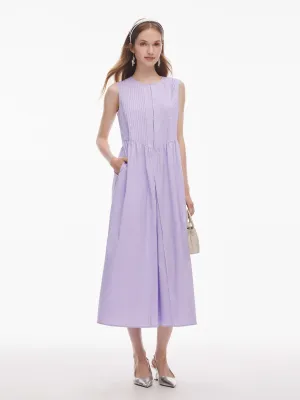 Boho Free Sustainable Wear Loose Fit A-Line Women Sleeveless Maxi Dress